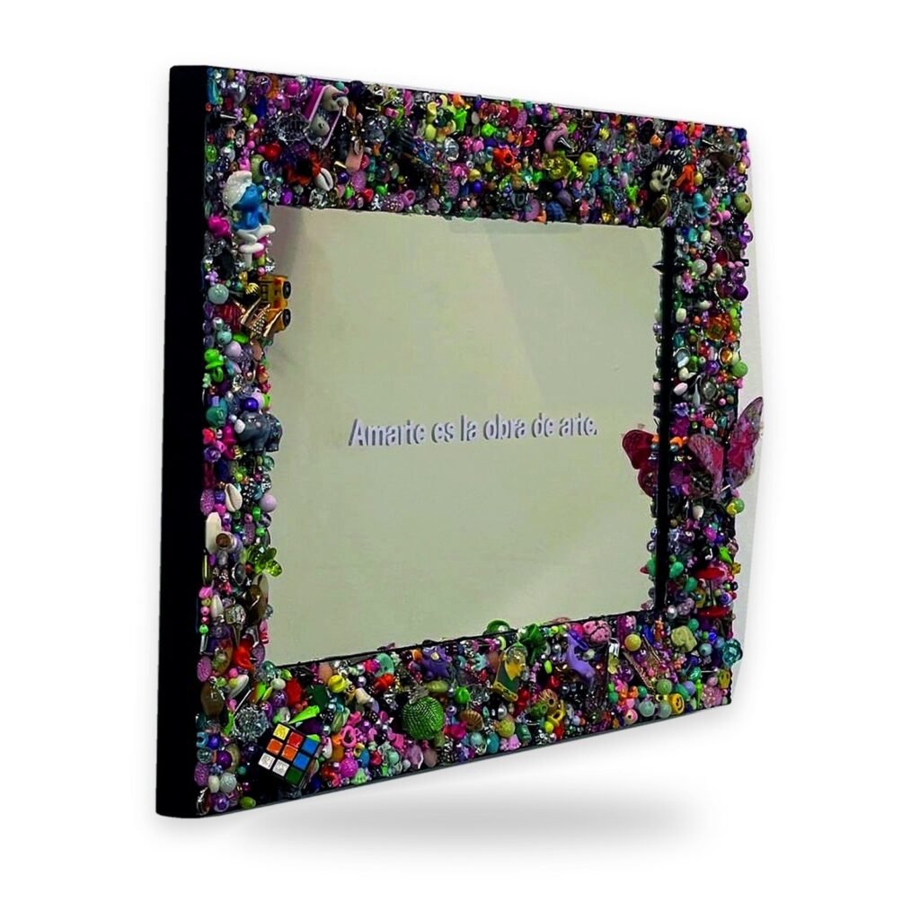 Amarte es la obra de arte Rectangular