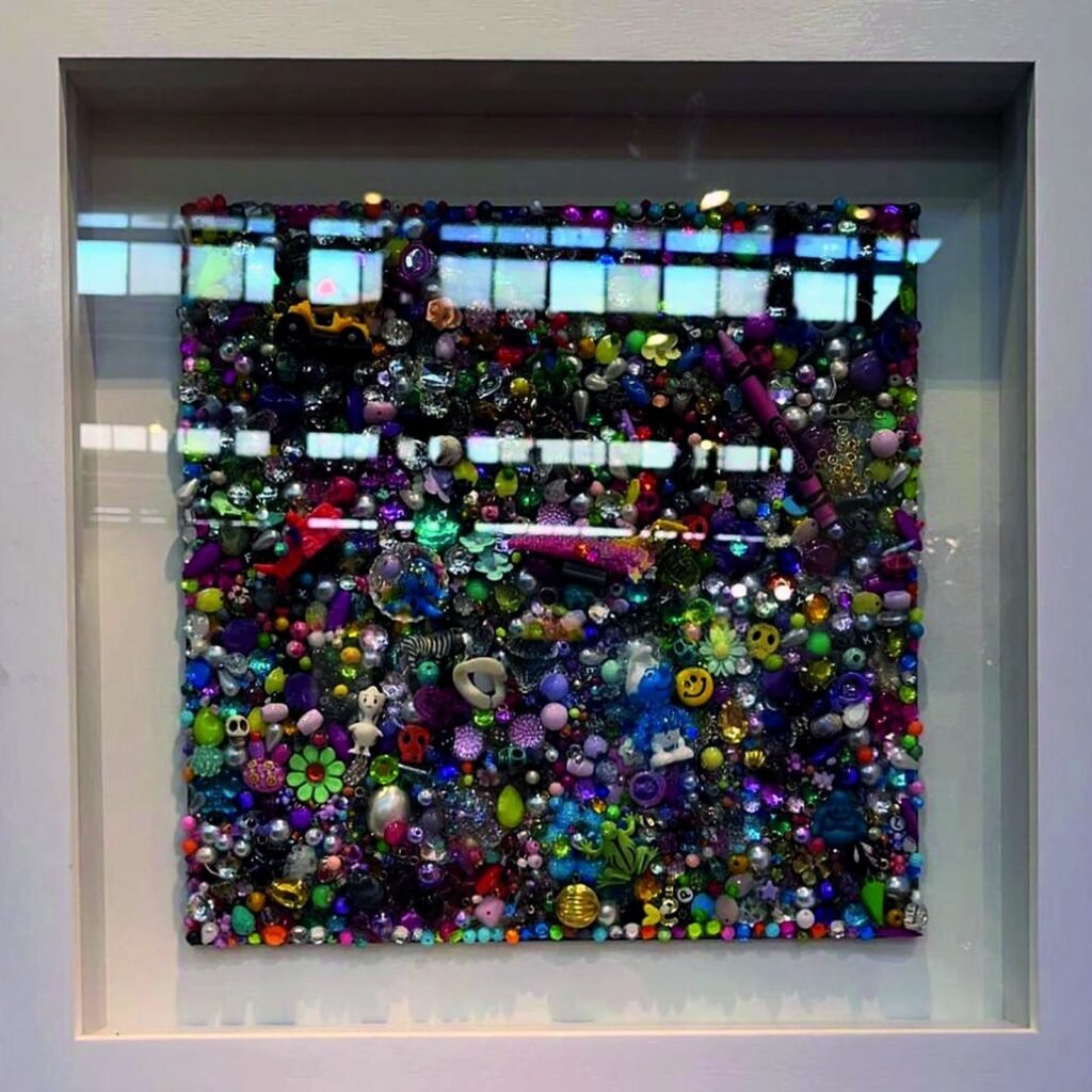Amarte es la obra de arte Invertido Cuadrado
